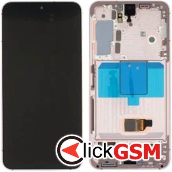 Piesa Display Original Cu Touchscreen Si Rama Auriu Samsung Galaxy S22 1o3k