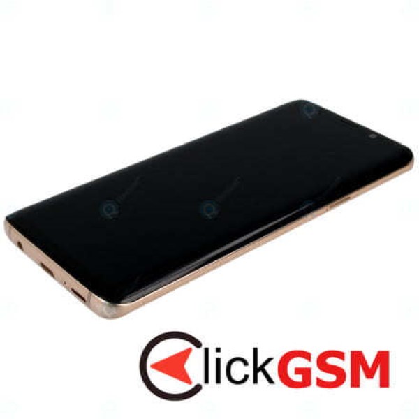 Piesa Piesa Display Original Cu Touchscreen Si Rama Auriu Samsung Galaxy S9 134p