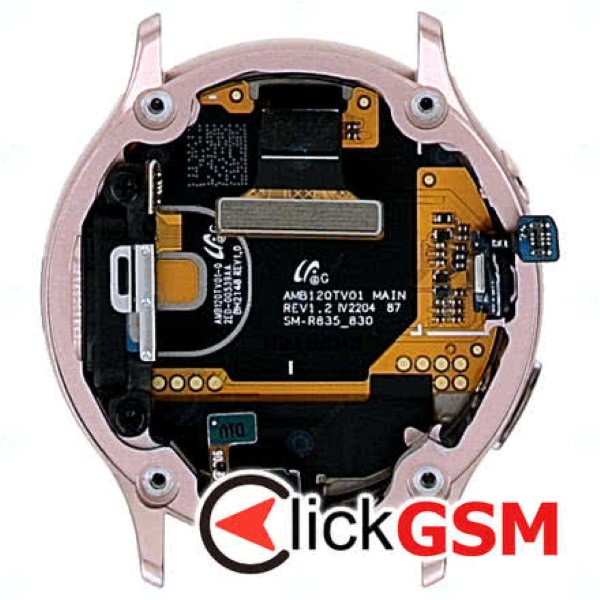 Piesa Piesa Display Original Cu Touchscreen Si Rama Auriu Samsung Galaxy Watch Active 2 40mm 158n