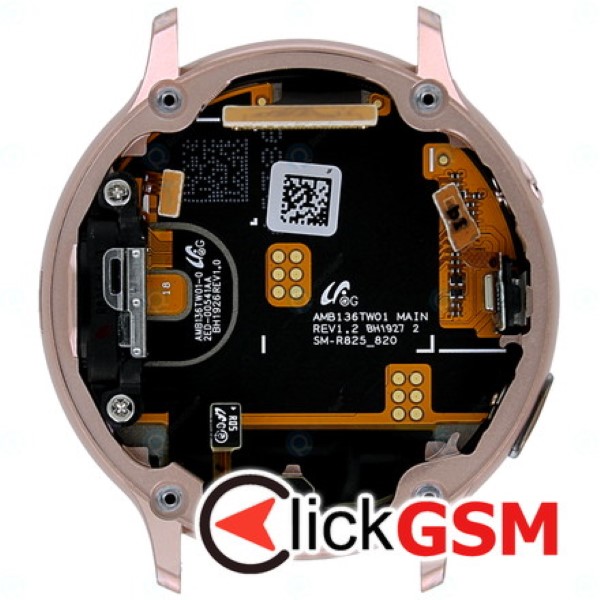 Piesa Piesa Display Original Cu Touchscreen Si Rama Auriu Samsung Galaxy Watch Active 2 44mm 2735