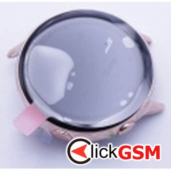 Piesa Piesa Display Original Cu Touchscreen Si Rama Auriu Samsung Galaxy Watch Active Vty