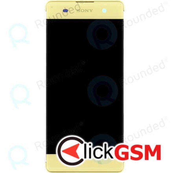 Piesa Piesa Display Original Cu Touchscreen Si Rama Auriu Sony Xperia Xa Ybn