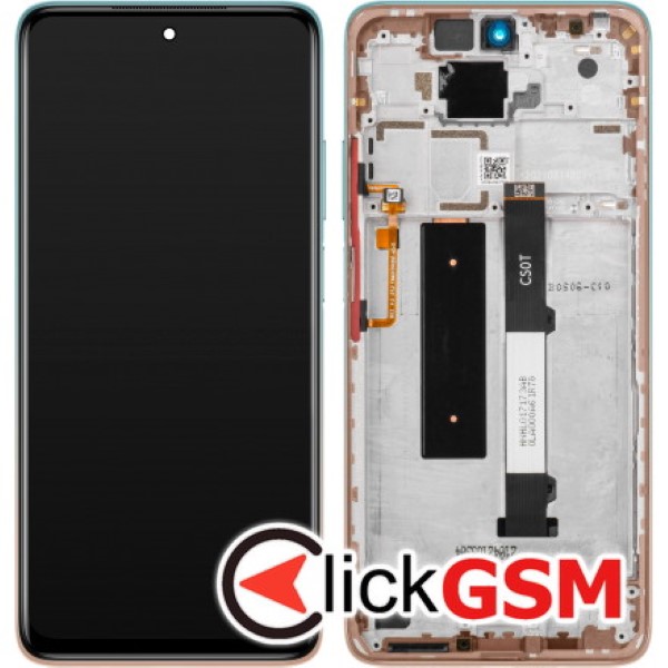 Piesa Display Original Cu Touchscreen Si Rama Auriu Xiaomi Mi 10t Lite 1872