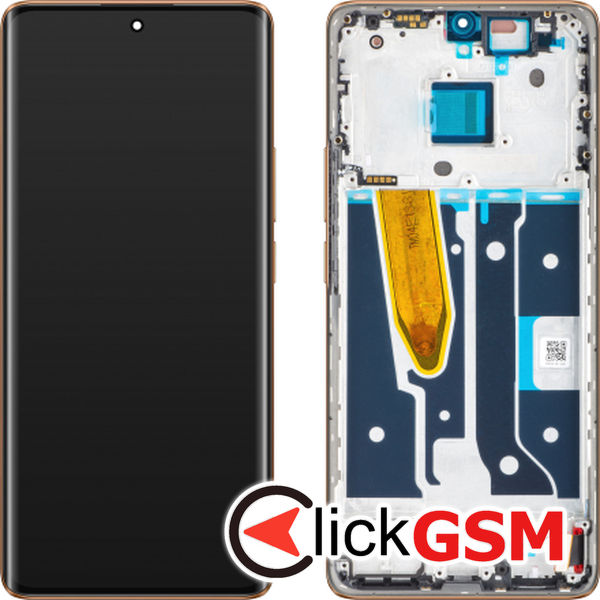 Piesa Display Original Cu Touchscreen Si Rama Beige Realme 11 Pro 4pjo