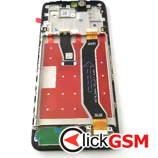 Piesa Display Original Cu Touchscreen Si Rama Black Huawei Nova Y72 1c1b