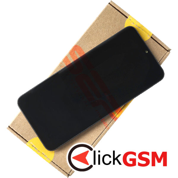 Piesa Display Original Cu Touchscreen Si Rama Black Realme C30 4l85