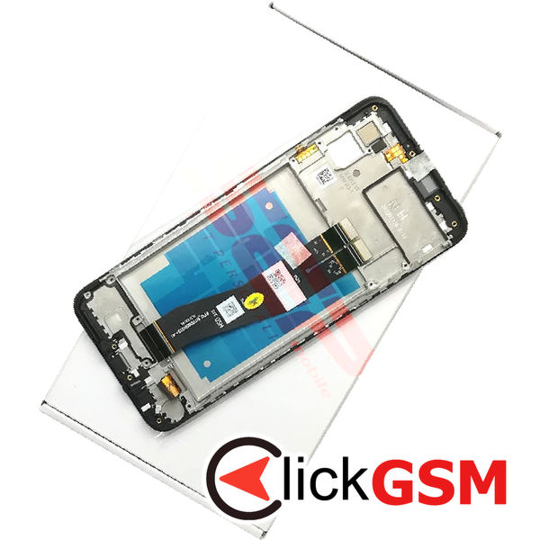 Piesa Display Original Cu Touchscreen Si Rama Black Samsung Galaxy A03 4ken