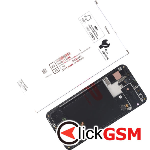 Piesa Display Original Cu Touchscreen Si Rama Black Samsung Galaxy A30s 4iw8