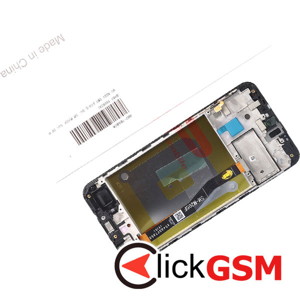 Piesa Display Original Cu Touchscreen Si Rama Black Samsung Galaxy M20 4iqb