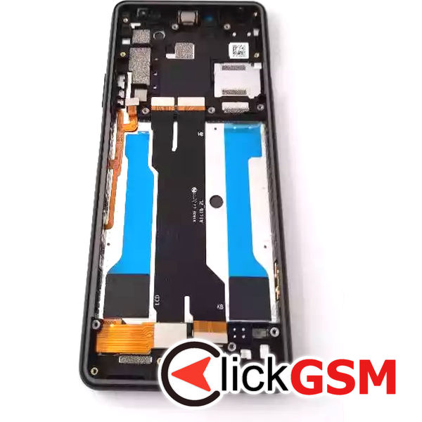 Piesa Display Original Cu Touchscreen Si Rama Black Sony Xperia 10 Iii 14jf