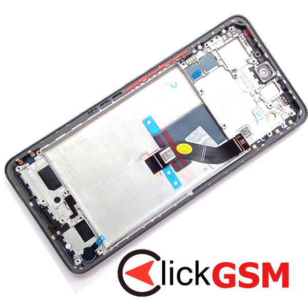 Piesa Display Original Cu Touchscreen Si Rama Black Xiaomi 12 Lite 4kgb