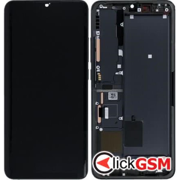 Piesa Piesa Display Original Cu Touchscreen Si Rama Black Xiaomi Mi Note 10 Pro Kor