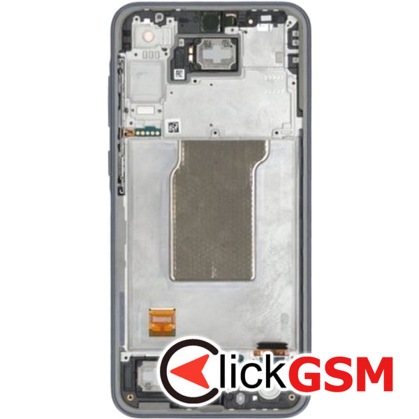 Piesa Piesa Display Original Cu Touchscreen Si Rama Bleumarin Samsung Galaxy A35 2cyf