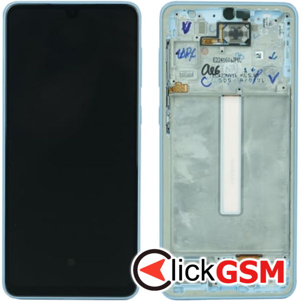 Piesa Piesa Display Original Cu Touchscreen Si Rama Blue Samsung Galaxy A33 5g 2gzu