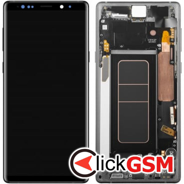 Piesa Piesa Display Original Cu Touchscreen Si Rama Blue Samsung Galaxy Note9 2wyo