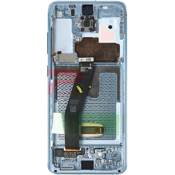 Piesa Piesa Display Original Cu Touchscreen Si Rama Blue Samsung Galaxy S20 4y1h