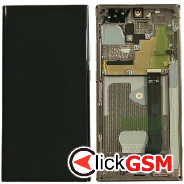 Piesa Piesa Display Original Cu Touchscreen Si Rama Bronze Samsung Galaxy Note20 Ultra 3431