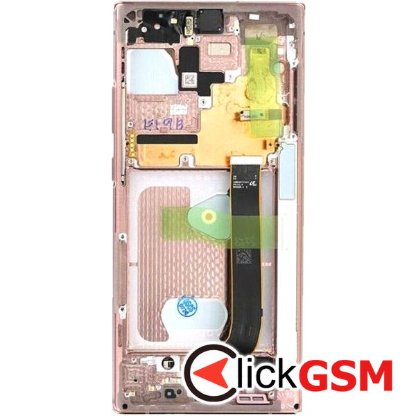 Piesa Display Original Cu Touchscreen Si Rama Bronze Samsung Galaxy Note20 Ultra 407v