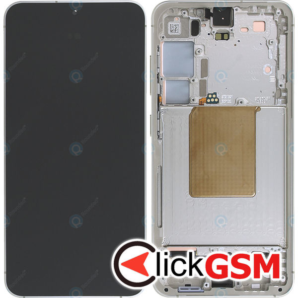 Piesa Display Original Cu Touchscreen Si Rama Galben Samsung Galaxy S24 3iy5