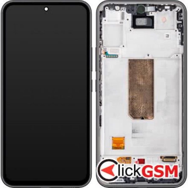 Piesa Display Original Cu Touchscreen Si Rama Gri Inchis Samsung Galaxy A54 5g 292r