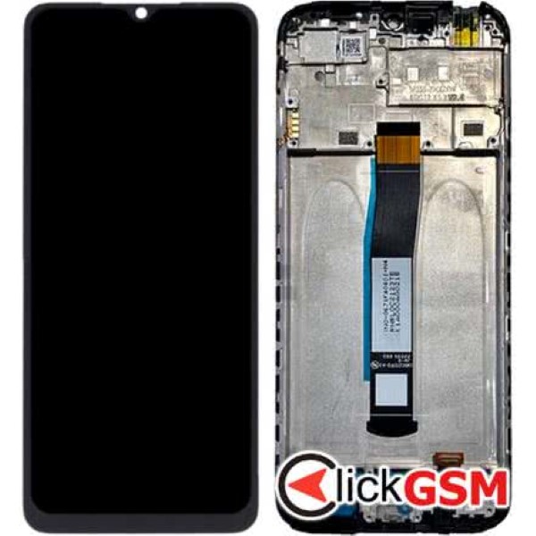 Piesa Piesa Display Original Cu Touchscreen Si Rama Gri Inchis Xiaomi Redmi 10c 1q5c