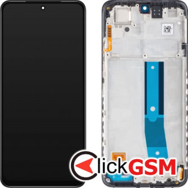 Piesa Piesa Display Original Cu Touchscreen Si Rama Gri Inchis Xiaomi Redmi Note 11 1t2l