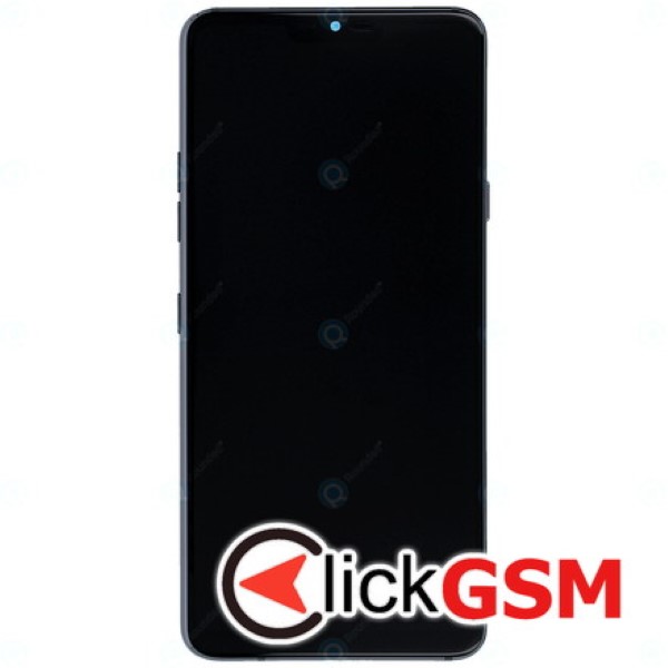 Piesa Display Original Cu Touchscreen Si Rama Gri Lg G7 Thinq Tz1