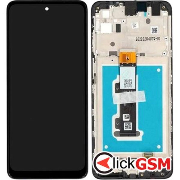 Piesa Display Original Cu Touchscreen Si Rama Gri Motorola Moto E32 1q5d