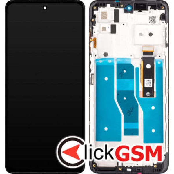 Piesa Piesa Display Original Cu Touchscreen Si Rama Gri Motorola Moto G82 1t08