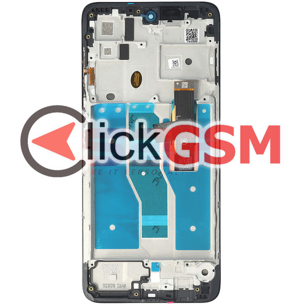 Piesa Display Original Cu Touchscreen Si Rama Gri Motorola Moto G82 4l1v