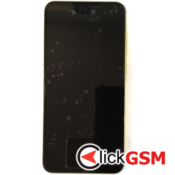 Piesa Display Original Cu Touchscreen Si Rama Gri Samsung Galaxy A55 5g 2fg5