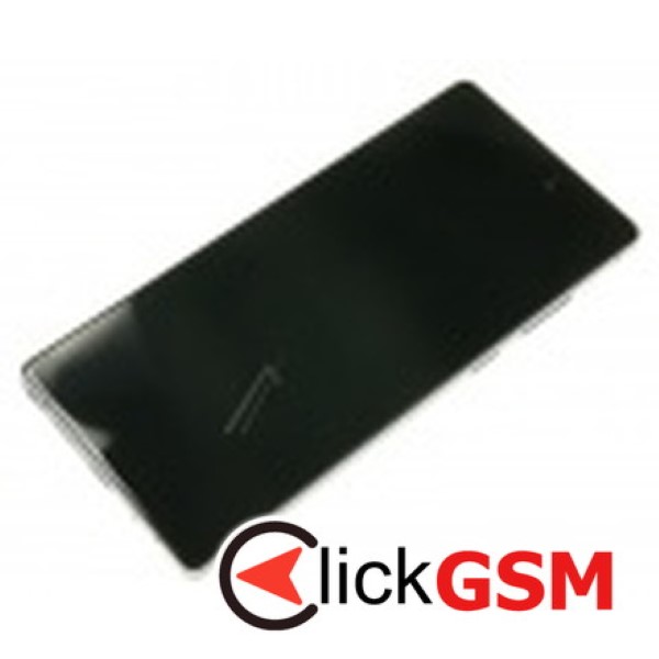 Piesa Display Original Cu Touchscreen Si Rama Gri Samsung Galaxy Note20 5g Jzk