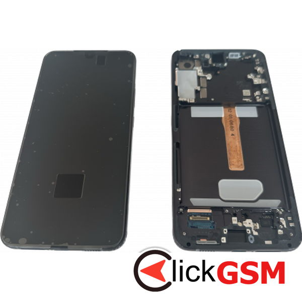 Piesa Display Original Cu Touchscreen Si Rama Gri Samsung Galaxy S22.plus 2dnz