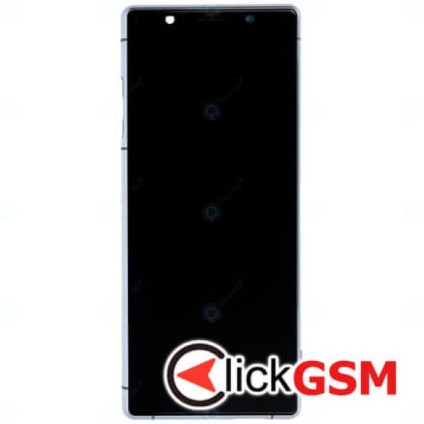 Piesa Piesa Display Original Cu Touchscreen Si Rama Gri Sony Xperia 5 Q7k