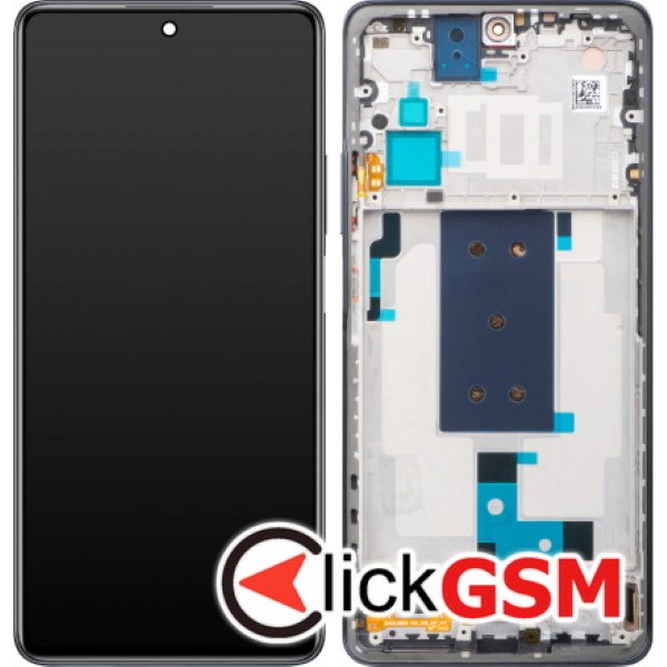 Piesa Piesa Display Original Cu Touchscreen Si Rama Gri Xiaomi 11t Pro 19s3