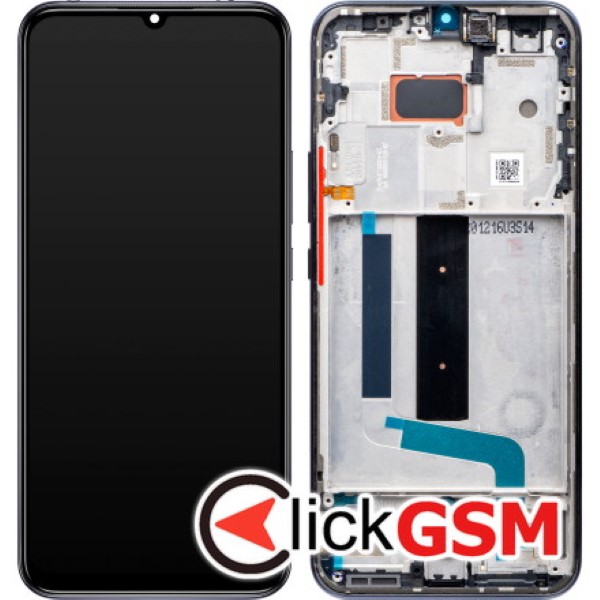 Piesa Piesa Display Original Cu Touchscreen Si Rama Gri Xiaomi Mi 10 Lite 5g 19s5