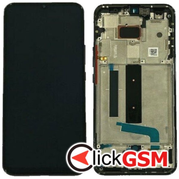 Piesa Piesa Display Original Cu Touchscreen Si Rama Gri Xiaomi Mi 10 Lite 5g 342w