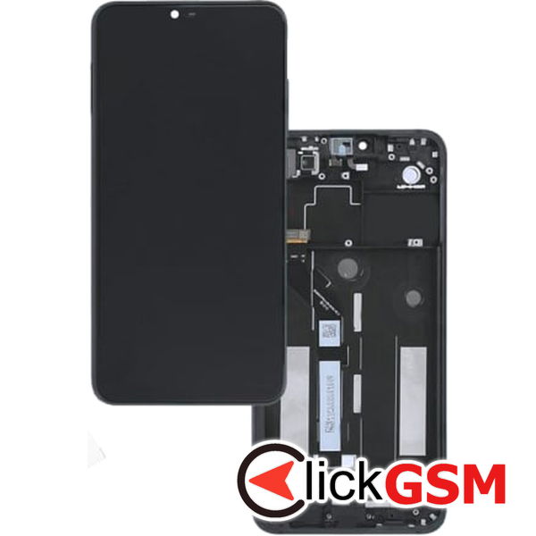 Piesa Piesa Display Original Cu Touchscreen Si Rama Gri Xiaomi Mi 8 Lite 32iw