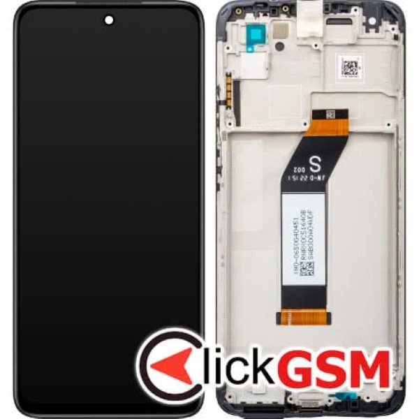 Piesa Display Original Cu Touchscreen Si Rama Gri Xiaomi Redmi 10 2022 34fd