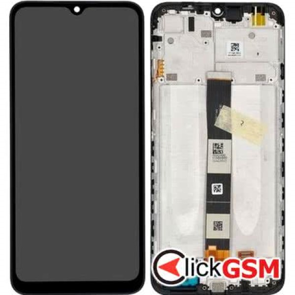 Piesa Display Original Cu Touchscreen Si Rama Gri Xiaomi Redmi 9at 1fcn