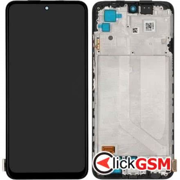 Piesa Display Original Cu Touchscreen Si Rama Gri Xiaomi Redmi Note 10s 1fmo