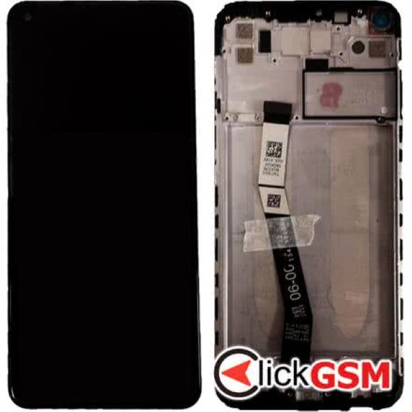 Piesa Piesa Display Original Cu Touchscreen Si Rama Gri Xiaomi Redmi Note 9 1g1a