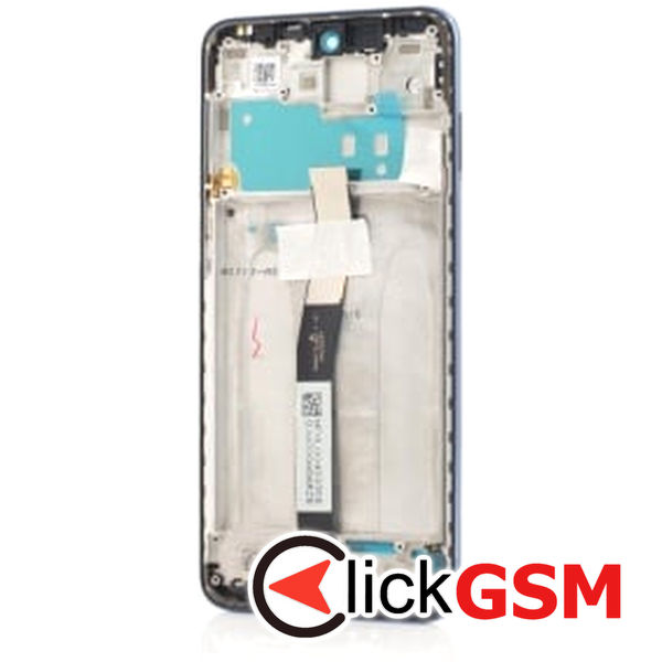 Piesa Display Original Cu Touchscreen Si Rama Gri Xiaomi Redmi Note 9 Pro B6v