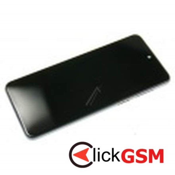 Piesa Piesa Display Original Cu Touchscreen Si Rama Gri Xiaomi Redmi Note 9s 6lx