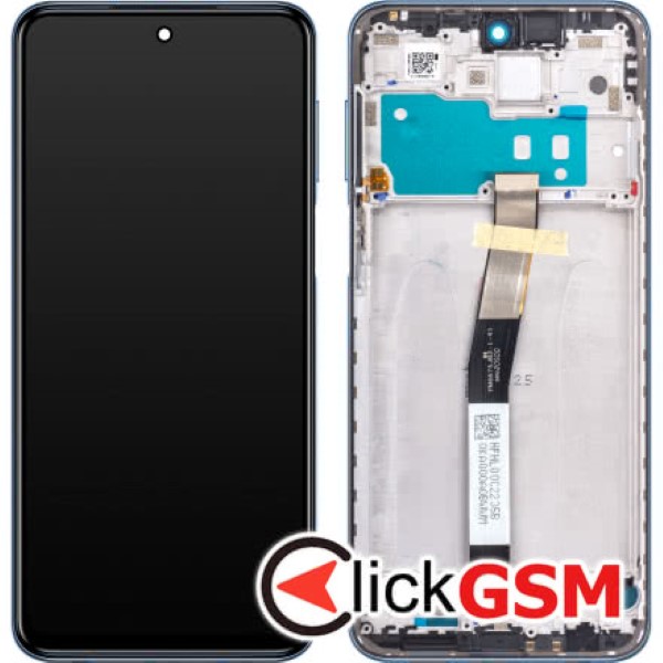 Piesa Piesa Display Original Cu Touchscreen Si Rama Gri Xiaomi Redmi Note 9s Uww