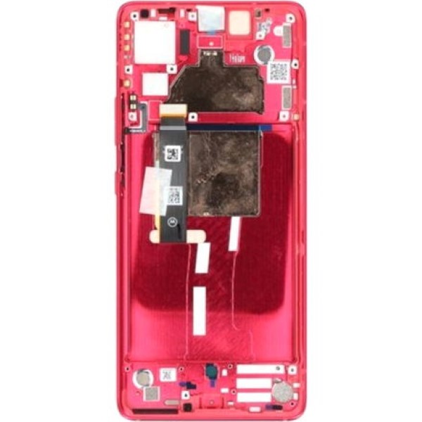 Piesa Display Original Cu Touchscreen Si Rama Magenta Motorola Edge 30 Fusion 32k6