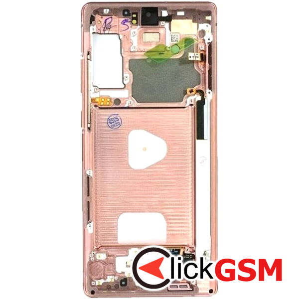 Piesa Display Original Cu Touchscreen Si Rama Maro Auriu Samsung Galaxy Note20 417y