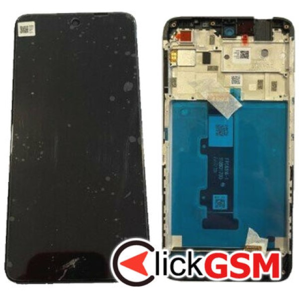 Piesa Piesa Display Original Cu Touchscreen Si Rama Motorola Moto E22s 346o