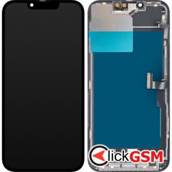 Piesa Piesa Display Original Cu Touchscreen Si Rama Negru Apple Iphone 13 Pro 2xkz