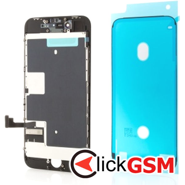 Piesa Piesa Display Original Cu Touchscreen Si Rama Negru Apple Iphone 8 Fgw